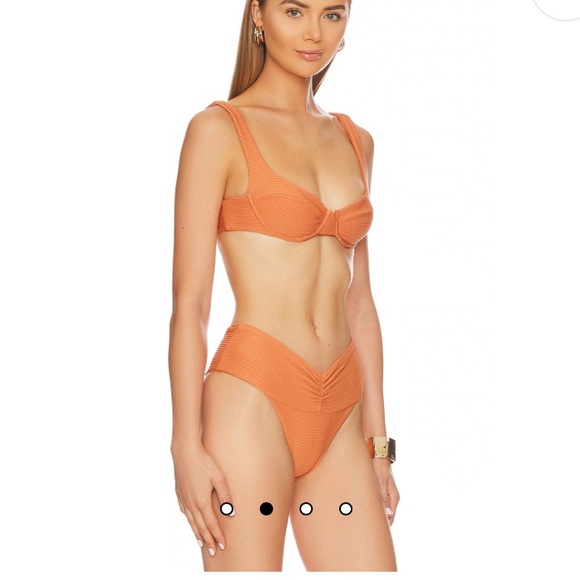 NWT L*Space Nikita top Seneca/Orange/Nude/Brown - Picture 3 of 3